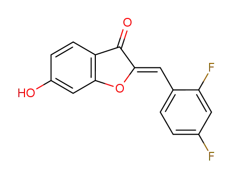 (Z)-2-(2,4-difluorobenzylidene)-6-hydroxybenzofuran-3(2H)-one
