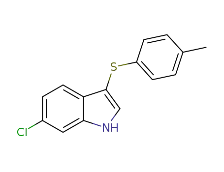 6-chloro-3-[(4-methylphenyl)thio]indole