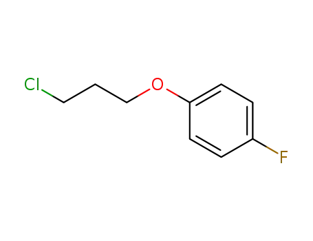 Molecular Structure of 1716-42-3 (1-(3-Chloropropoxy)-4-fluorobenzene)