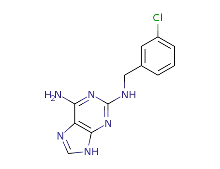 2-(3-chlorobenzylamino)-6-aminopurine