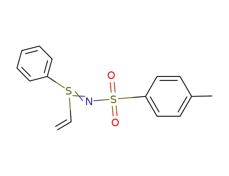 Molecular Structure of 56692-06-9 (S-Phenyl-S-vinyl-N-(p-toluenesulfonyl)sulfilimine)