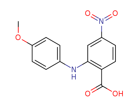 2-(4-METHOXY-PHENYLAMINO)-4-NITRO-BENZOIC ACID