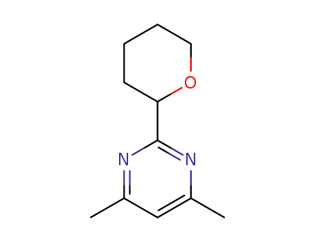 4,6-dimethyl-2-(tetrahydro-2H-pyran-2-yl)pyrimidine