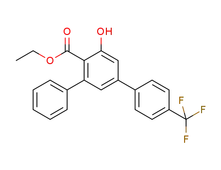 ethyl 3-phenyl-5-(4-trifluoromethylphenyl)-phenol-2-carboxylate