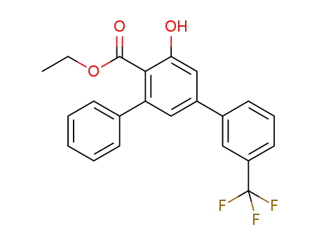ethyl 3-phenyl-5-(3-trifluoromethylphenyl)-phenol-2-carboxylate
