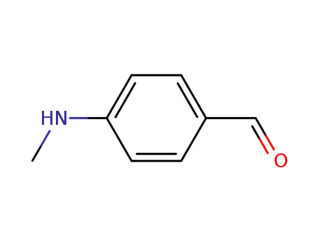 Molecular Structure of 556-21-8 (4-(Methylamino)benzaldehyde)