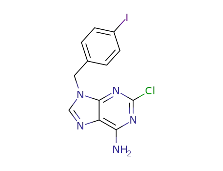 2-chloro-9-(4-iodobenzyl)adenine