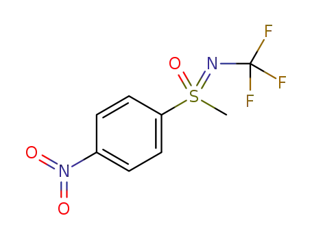 N-(trifluoromethyl) methyl 4-nitrophenyl sulfoximine