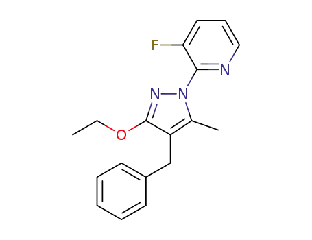 2-(4-benzyl-3-ethoxy-5-methyl-1H-pyrazol-1-yl)-3-fluoropyridine