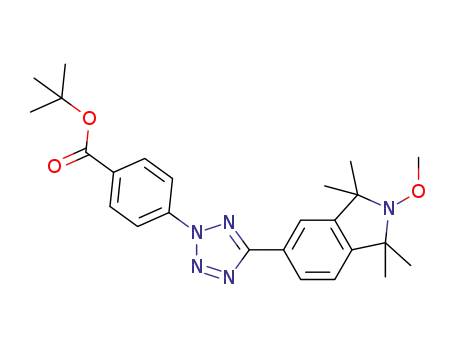 tert-butyl 4-(5-(2-methoxy-1,1,3,3-tetramethylisoindolin-5-yl)-2H-tetrazol-2-yl)benzoate