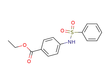 Molecular Structure of 89113-18-8 (ethyl 4-[(phenylsulfonyl)amino]benzoate)