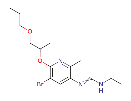 N’-[5-bromo-2-methyl-6-(1-methyl-2-propoxy-ethoxy)-3-pyridyl]-N-ethyl-formamidine