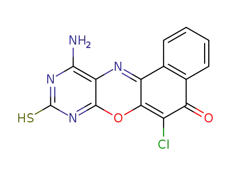11-amino-6-chloro-9-mercapto-5H-naphtho[2,1-b]pyrimido[5,4-e][1,4]oxazin-5-one