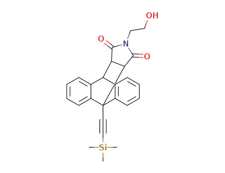 13-(2-hydroxyethyl)-9-((trimethylsilyl)ethynyl)-9,10-dihydro-9,10-[3,4]epipyrroloanthracene-12,14-dione
