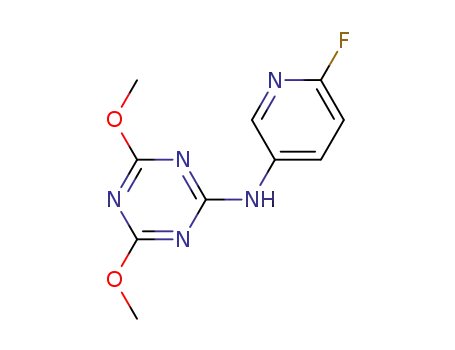 N-(6-fluoropyridin-3-yl)-4,6-dimethoxy-1,3,5-triazin-2-amine