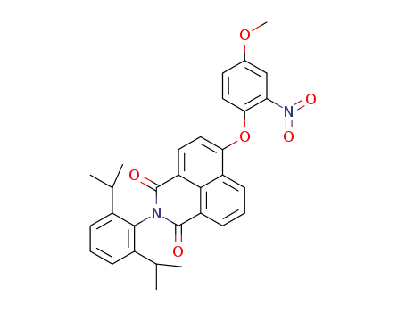 2-(2,6-diisopropylphenyl)-6-(4-methoxy-2-nitrophenoxy)-1H-benzo[de]isoquinoline-1,3(2H)-dione