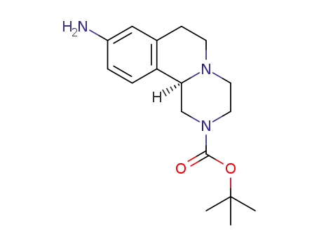 tert-butyl (11bR)-9-amino-1,3,4,6,7,11b-hexahydropyrazino[2,1-a]isoquinoline-2-carboxylate