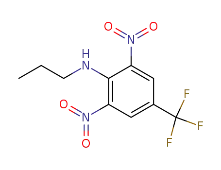 Molecular Structure of 2077-99-8 (2,6-DINITRO-N-PROPYL-4-TRIFLUOROMETHYLBENZENAMINE)