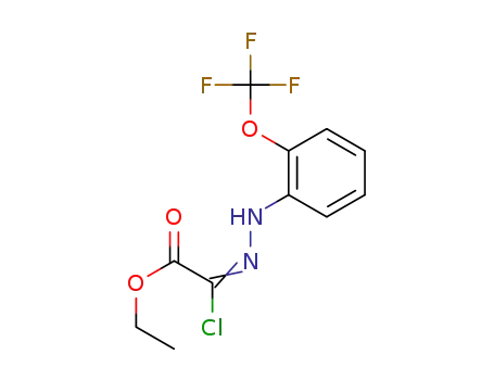 ethyl 2-chloro-2-(2-(2-(trifluoromethoxy)phenyl)hydrazono)acetate