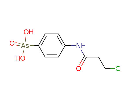 (4-(3-chloropropanamido)phenyl)arsonic acid