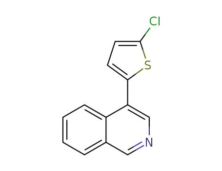 4-(5-chlorothiophen-2-yl)isoquinoline