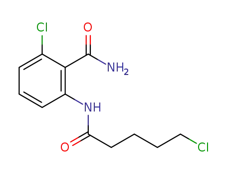 2-chloro-6-(5-chloropentanamido)benzamide