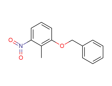 Molecular Structure of 20876-37-3 (1-(Benzyloxy)-2-methyl-3-nitrobenzene)