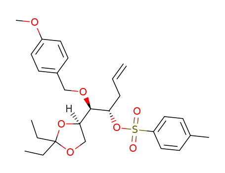 (1R,2S)-1-[(R)-2,2-diethyl-1,3-dioxolan-4-yl]-1-[(4-methoxybenzyl)oxy]pent-4-en-2-yl 4-methylbenzenesulfonate