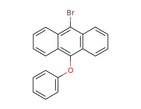 Molecular Structure of 23674-00-2 (Anthracene, 9-bromo-10-phenoxy-)