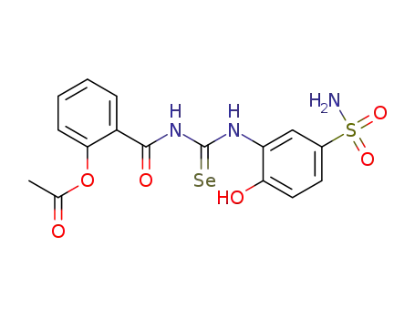 2-(((2-hydroxy-5-sulfamoylphenyl)carbamoselenoyl)carbamoyl)phenyl acetate