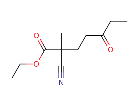 ethyl 2-cyano-2-methyl-5-oxoheptanoate