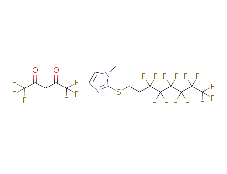 2-(1H,1H,2H,2H-perfluorooctylthio)-1-methylimidazolium 1,1,1,5,5,5-hexafluoro-2,4-pentanedionate