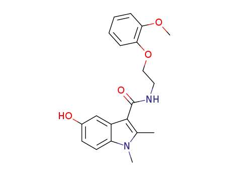 N-[2-(2-methoxyphenoxy)ethyl]-1,2-dimethyl-5-hydroxy-1H-indole-3-carboxamide