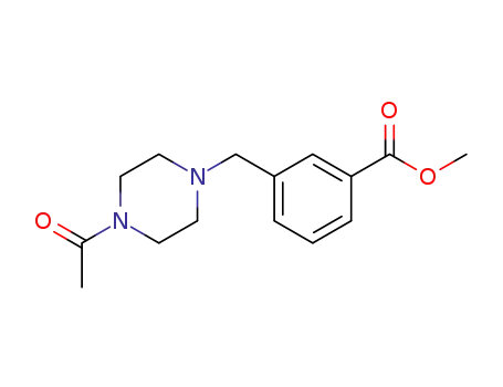 methyl 3-((4-acetylpiperazin-1-yl)methyl)benzoate