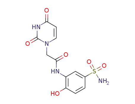 2-(2,4-dioxo-3,4-dihydropyrimidin-1(2H)-yl)-N-(2-hydroxy-5-sulfamoylphenyl)acetamide