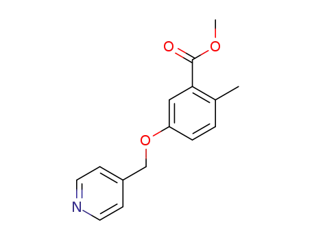 methyl 2-methyl-5-(pyridin-4-ylmethoxy)benzoate
