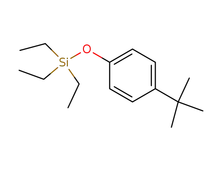Molecular Structure of 17899-16-0 (Silane, [4-(1,1-dimethylethyl)phenoxy]triethyl-)