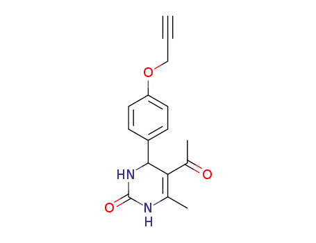 5-acetyl-6-methyl-4-(4-(prop-2-yn-1-yloxy)phenyl)-3,4-dihydropyrimidin-2(1H)-one