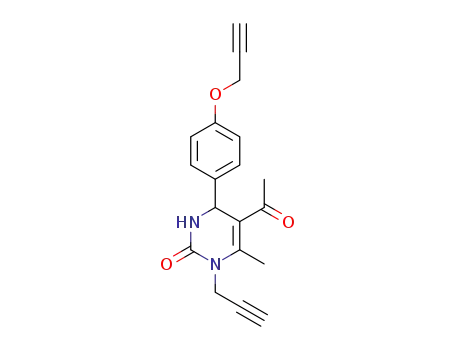 5-acetyl-6-methyl-1-(prop-2-yn-1-yl)-4-[4-(prop-2-yn-1-yloxy)phenyl]-3,4-dihydropyrimidin-2(1H)-one