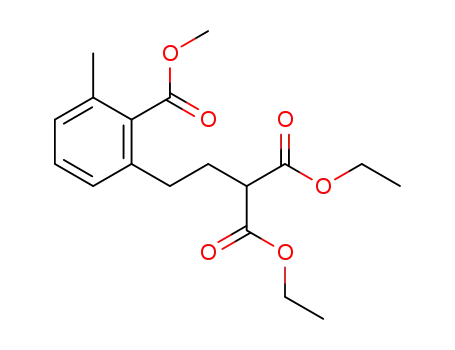 diethyl 2-(2-(methoxycarbonyl)-3-methylphenethyl)malonate