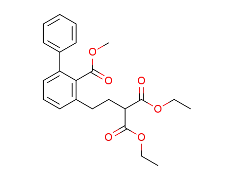 diethyl 2-(2-(2-(methoxycarbonyl)-[1,1'-biphenyl]-3-yl)ethyl)malonate