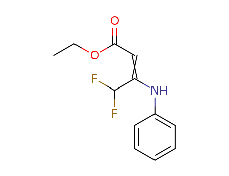 ethyl 4,4-difluoro-3-(phenylamino)but-2-enoate