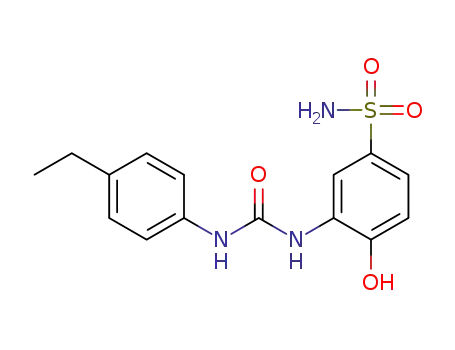 3-[3-(4-ethyl-phenyl)-ureido]-4-hydroxybenzenesulfonamide