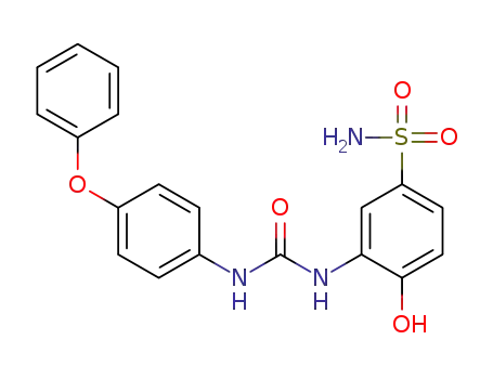 4-hydroxy-3-(3-(4-phenoxyphenyl)ureido)benzenesulfonamide