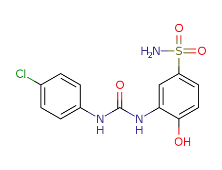 3-(3-(4-chlorophenyl)ureido)-4-hydroxybenzenesulfonamide