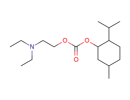 carbonic acid-(2-diethylamino-ethyl ester)-menthyl ester