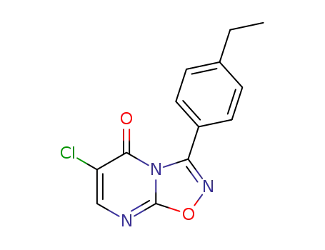 6-chloro-3-(4-ethylphenyl)-5H-[1,2,4]oxadiazolo[4,5-a]pyrimidin-5-one