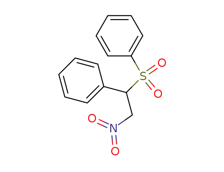 Molecular Structure of 87015-49-4 (Benzene, [(2-nitro-1-phenylethyl)sulfonyl]-)