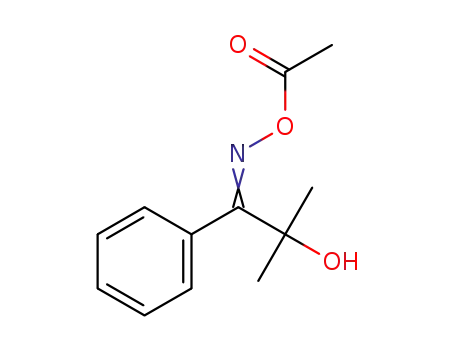 (E)-2-hydroxy-2-methyl-1-phenylpropan-1-one O-acetyl oxime