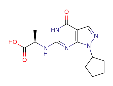 (1-cyclopentyl-4-oxo-4,5-dihydro-1H-pyrazolo[3,4-d]pyrimidin-6-yl)-D-alanine